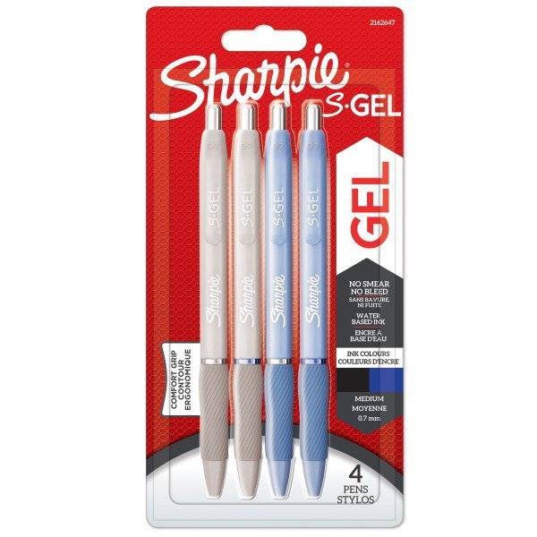 SHARPIE PEN SGEL BLU E NERO 4 PEZZI 2162647 PARKER